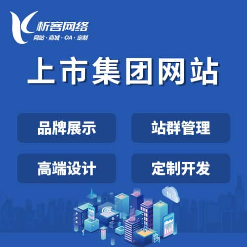 三明上市集团网站定制